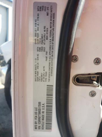 1C6RR6TT8MS517599 - 2021 RAM 1500 CLASS SLT თეთრი ფოტო 12