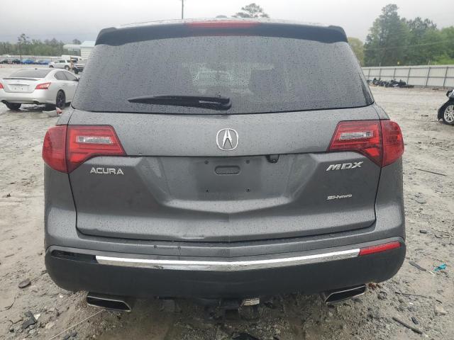 2HNYD2H69AH511600 - 2010 ACURA MDX TECHNOLOGY GRAY photo 6