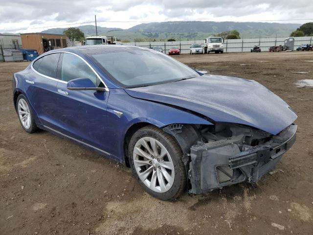 5YJSA1E24GF157239 - 2016 TESLA MODEL S BLUE photo 4