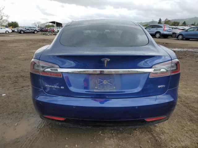 5YJSA1E24GF157239 - 2016 TESLA MODEL S BLUE photo 6