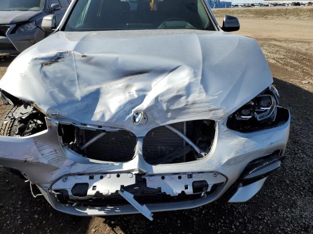 5UXTS3C5XJ0Z00338 - 2018 BMW X3 XDRIVEM40I SILVER photo 12