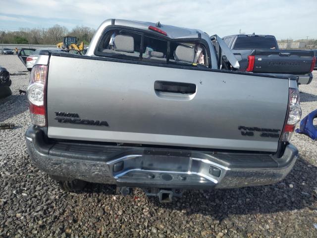 5TFJU4GNXFX087889 - 2015 TOYOTA TACOMA DOUBLE CAB PRERUNNER SILVER photo 6