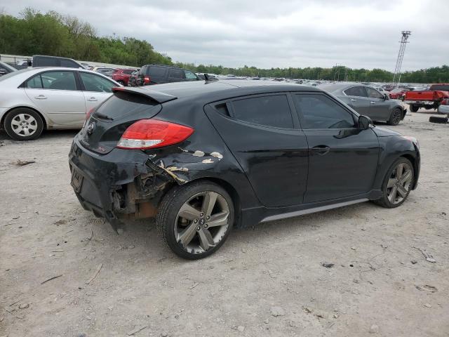 KMHTC6AEXEU205595 - 2014 HYUNDAI VELOSTER TURBO GRAY photo 3