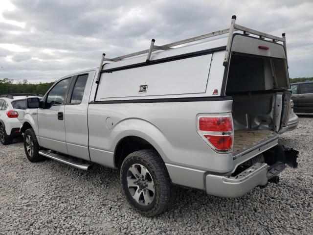 1FTFX1CF1DKG42216 - 2013 FORD F150 SUPER CAB SILVER photo 2