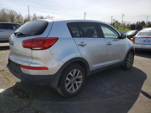 KNDPB3AC1E7586340 - 2014 KIA SPORTAGE BASE SILVER photo 3