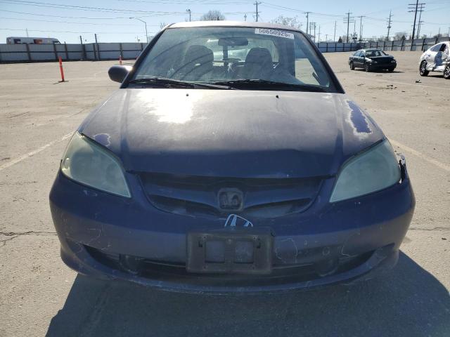 2HGES163X4H580884 - 2004 HONDA CIVIC DX VP BLUE photo 5