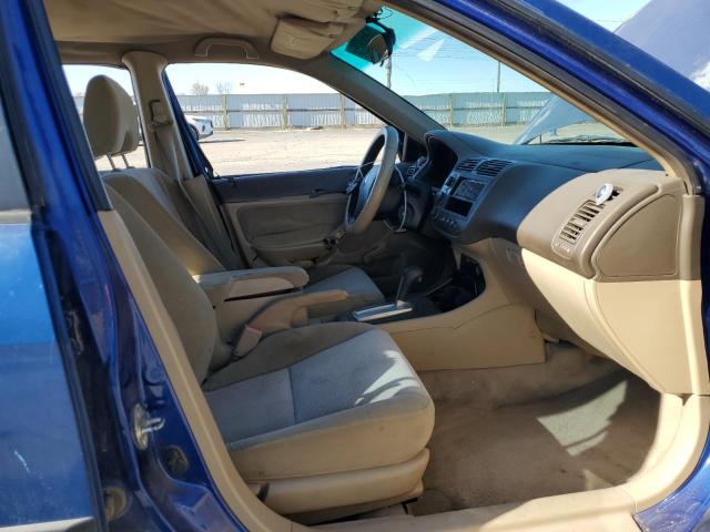 2HGES163X4H580884 - 2004 HONDA CIVIC DX VP BLUE photo 7