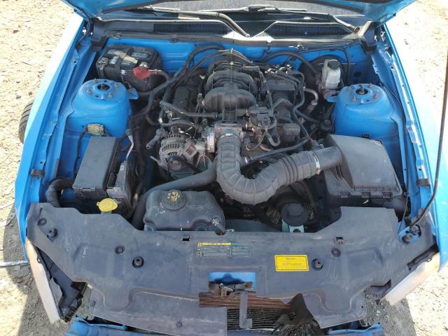 1ZVBP8EN7A5168212 - 2010 FORD MUSTANG BLUE photo 11