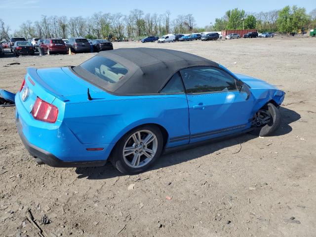 1ZVBP8EN7A5168212 - 2010 FORD MUSTANG BLUE photo 3