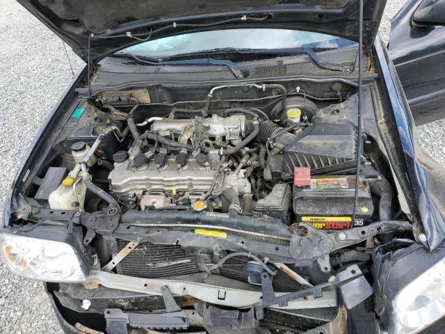 3N1CB51D86L550972 - 2006 NISSAN SENTRA 1.8 BLACK photo 11