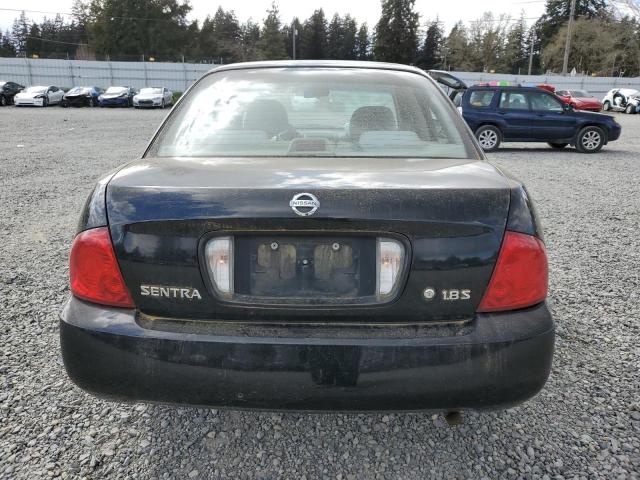 3N1CB51D86L550972 - 2006 NISSAN SENTRA 1.8 BLACK photo 6