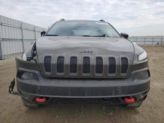 1C4PJMBS0FW678738 - 2015 JEEP CHEROKEE TRAILHAWK GREEN photo 5