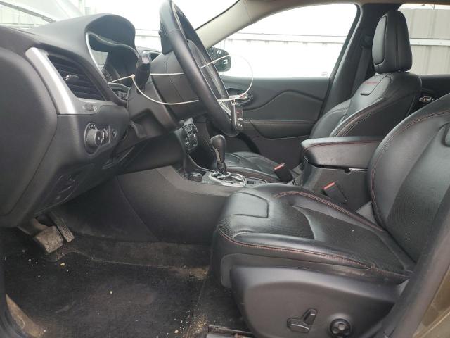 1C4PJMBS0FW678738 - 2015 JEEP CHEROKEE TRAILHAWK GREEN photo 7