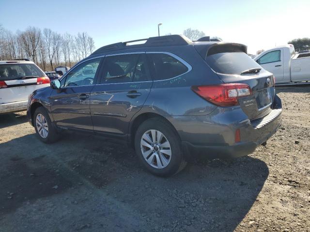 4S4BSADC2H3220307 - 2017 SUBARU OUTBACK 2.5I PREMIUM GRAY photo 2