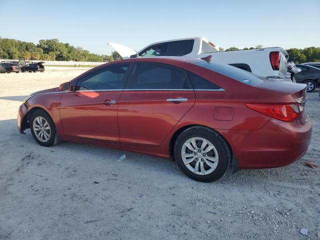 5NPEB4AC1BH163715 - 2011 HYUNDAI SONATA GLS RED photo 2