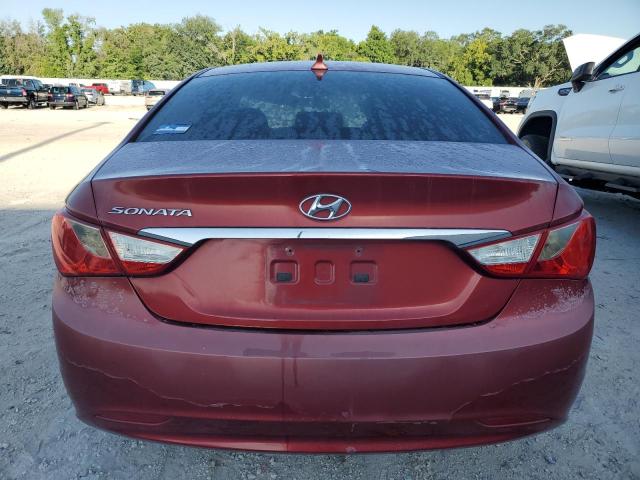 5NPEB4AC1BH163715 - 2011 HYUNDAI SONATA GLS RED photo 6