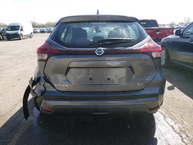 3N1CP5CV3ML509587 - 2021 NISSAN KICKS SV GRAY photo 6