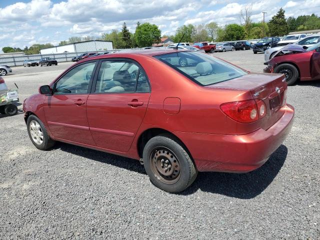 2T1BR32E76C686934 - 2006 TOYOTA COROLLA CE RED photo 2