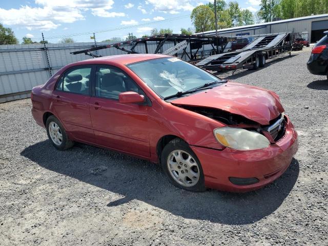 2T1BR32E76C686934 - 2006 TOYOTA COROLLA CE RED photo 4