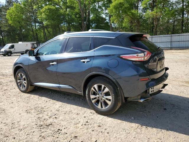 5N1AZ2MG1GN117463 - 2016 NISSAN MURANO S BLUE photo 2