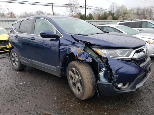 2HKRW2H56HH632615 - 2017 HONDA CR-V EX BLUE photo 4