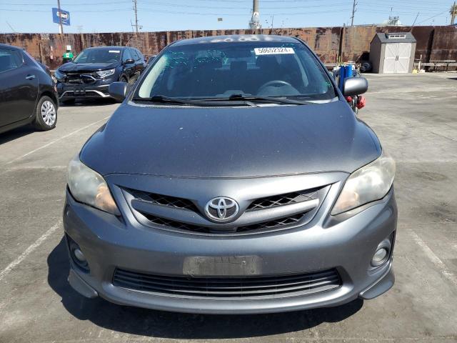 2T1BU4EE7CC834107 - 2012 TOYOTA COROLLA BASE GRAY photo 5