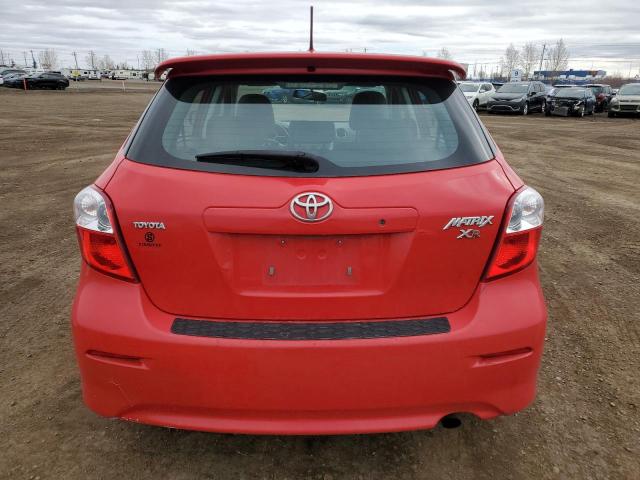 2T1KE40E89C020206 - 2009 TOYOTA MATRIX S Կարմիր լուսանկար 6