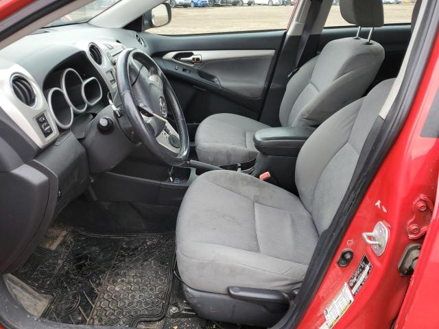 2T1KE40E89C020206 - 2009 TOYOTA MATRIX S Կարմիր լուսանկար 7