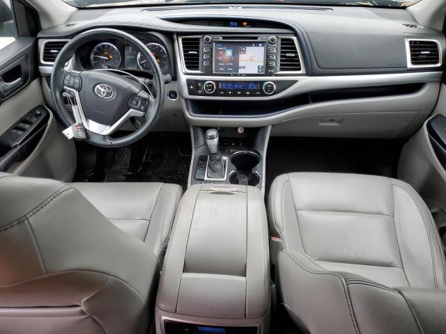 5TDJKRFH5GS288833 - 2016 TOYOTA HIGHLANDER XLE BLUE photo 8