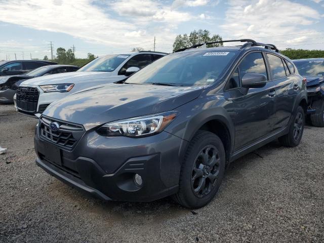 JF2GTHSC4MH242505 - 2021 SUBARU CROSSTREK SPORT GRAY photo 1