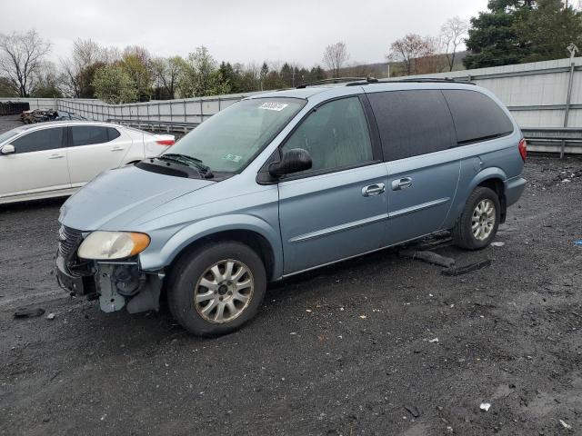 2C4GP44L83R374579 - 2003 CHRYSLER TOWN & COU LX BLUE photo 1