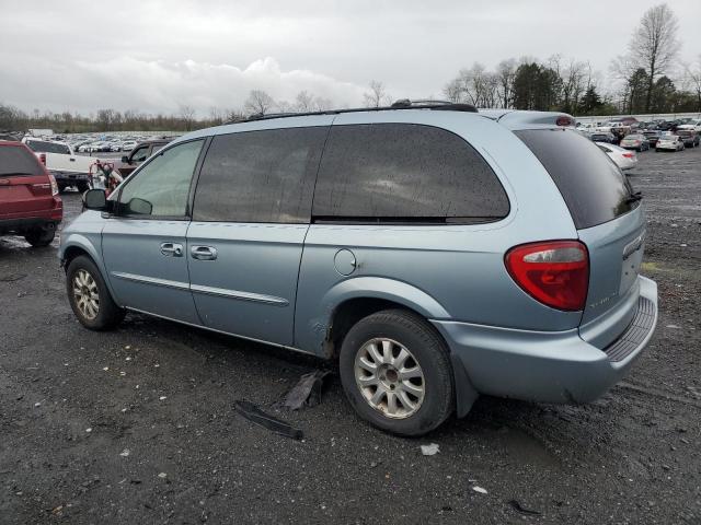 2C4GP44L83R374579 - 2003 CHRYSLER TOWN & COU LX BLUE photo 2