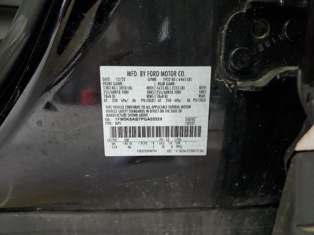 1FM5K8AB7PGA05529 - 2023 FORD EXPLORER POLICE INTERCEPTOR 双色 照片 13