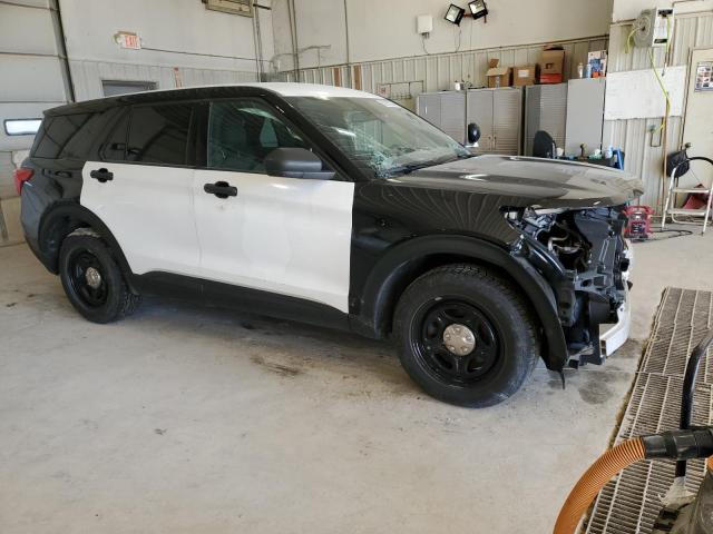 1FM5K8AB7PGA05529 - 2023 FORD EXPLORER POLICE INTERCEPTOR 双色 照片 4