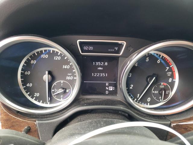 4JGDA5HB1CA011861 - 2012 MERCEDES-BENZ ML 350 4MATIC GRAY photo 9