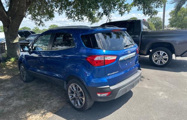 MAJ3S2KE2MC411566 - 2021 FORD ECOSPORT TITANIUM BLUE photo 3