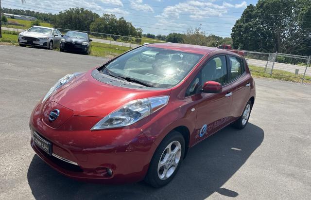 JN1AZ0CP0CT022167 - 2012 NISSAN LEAF SV RED photo 2