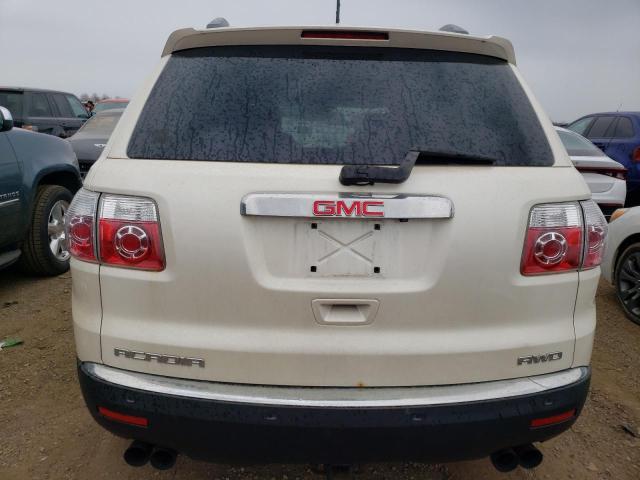 1GKKVRED5CJ230839 - 2012 GMC ACADIA SLT-1 WHITE photo 6