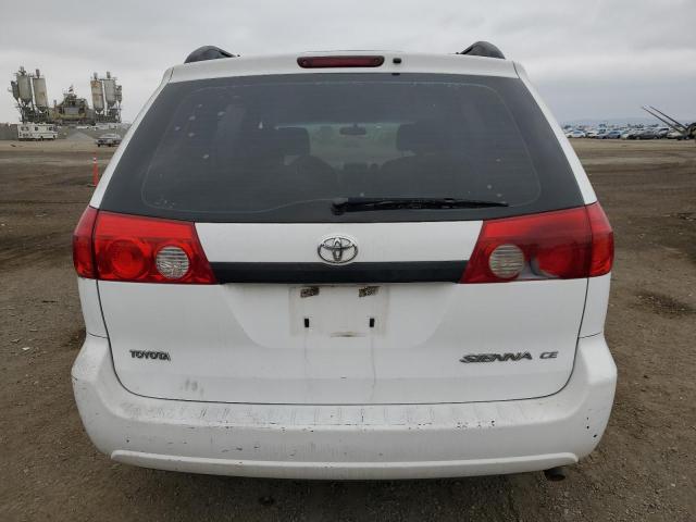 5TDZA23C96S532455 - 2006 TOYOTA SIENNA CE WHITE photo 6