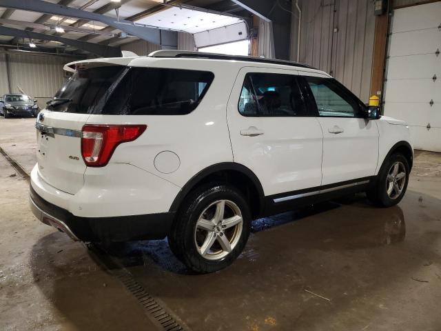 1FM5K8D85GGC91526 - 2016 FORD EXPLORER XLT WHITE photo 3