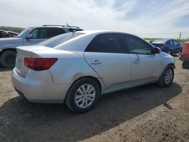 KNAFU4A29B5425936 - 2011 KIA FORTE EX SILVER photo 3