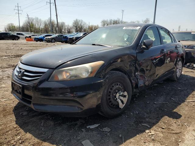 1HGCP2F37BA047384 - 2011 HONDA ACCORD LX BLACK photo 1