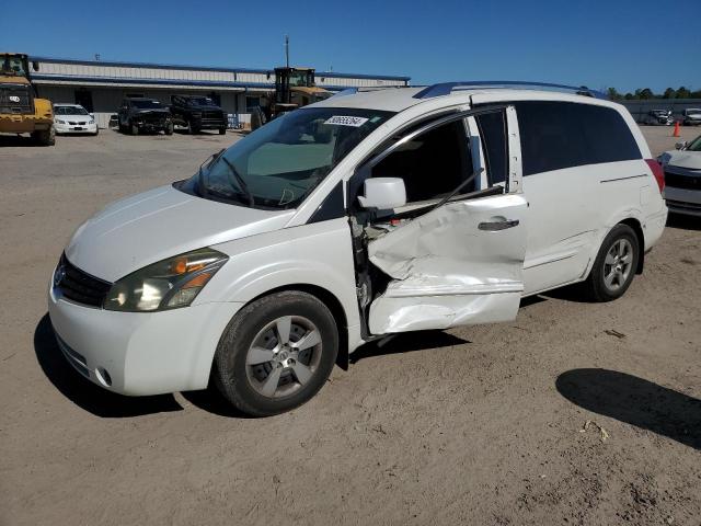 5N1BV28U77N124305 - 2007 NISSAN QUEST BASE S WHITE photo 1