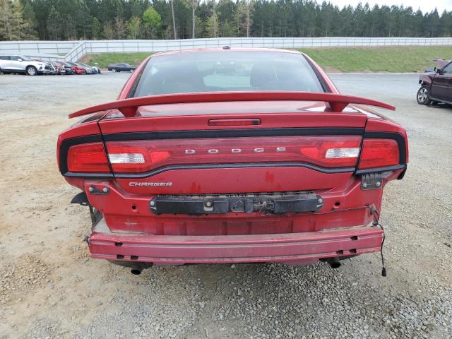 2C3CDXBGXCH276453 - 2012 DODGE CHARGER SE RED photo 6