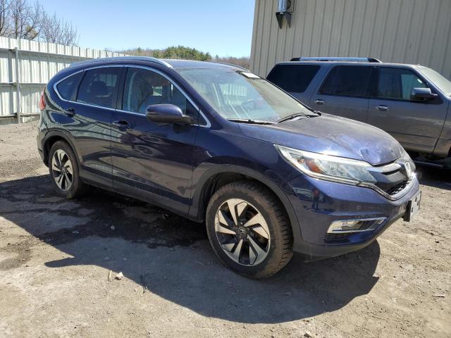 5J6RM4H96FL010474 - 2015 HONDA CR-V TOURING BLUE photo 4