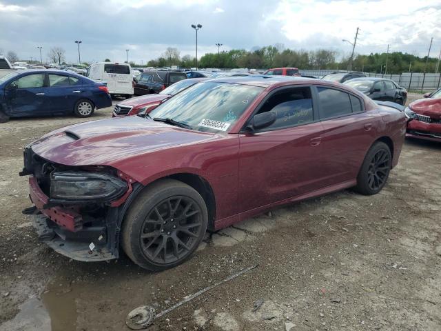 2C3CDXCT1MH527860 - 2021 DODGE CHARGER R/T BURGUNDY photo 1