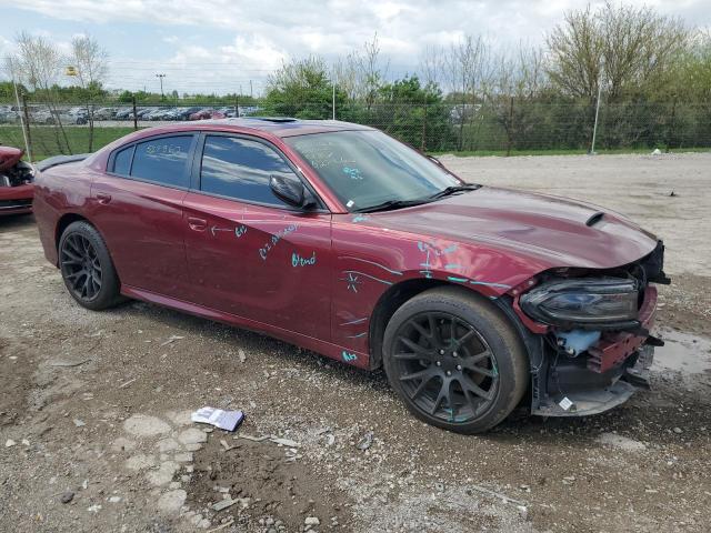 2C3CDXCT1MH527860 - 2021 DODGE CHARGER R/T BURGUNDY photo 4