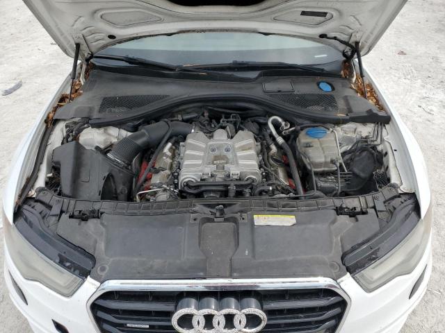 WAUHGAFC4DN087090 - 2013 AUDI A6 PRESTIGE თეთრი ფოტო 11