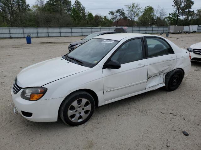 KNAFE221195625405 - 2009 KIA SPECTRA EX WHITE photo 1