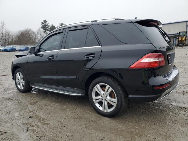 4JGDA5HB4FA477224 - 2015 MERCEDES-BENZ ML 350 4MATIC BLACK photo 2